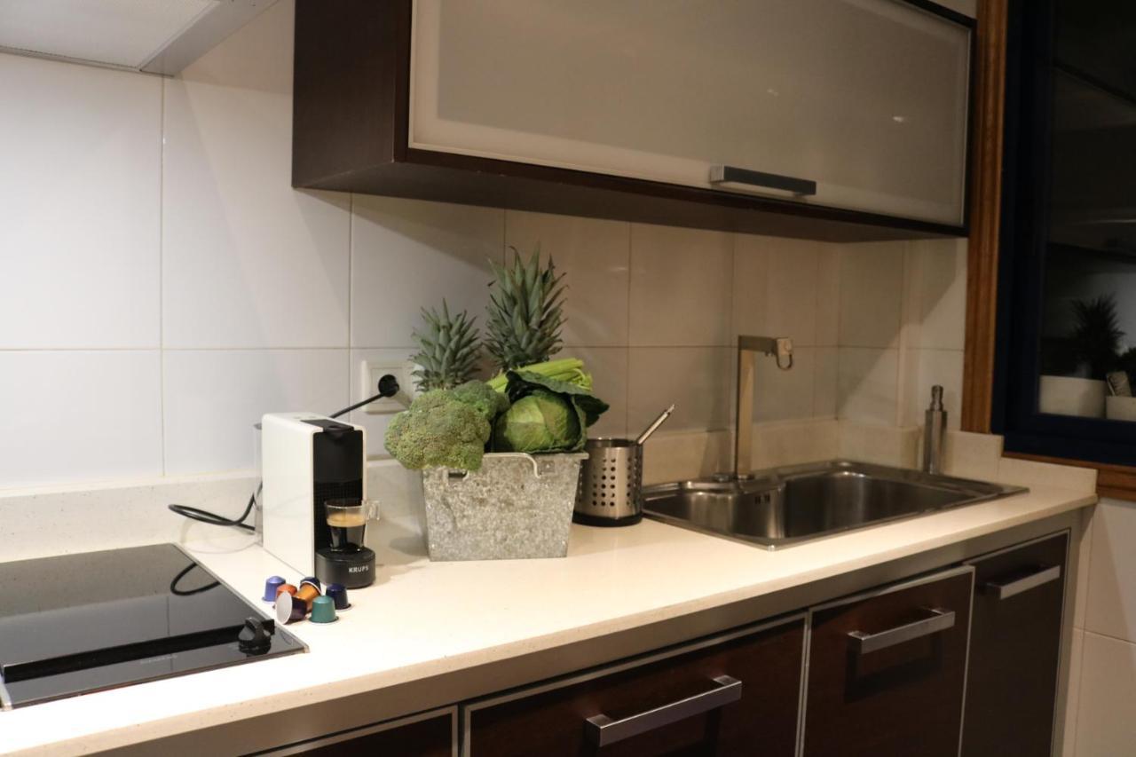 Impresionante Piso En El Centro De Pontevedra Con Terraza Y Parking Apartman Kültér fotó