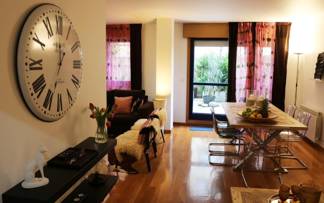 Impresionante Piso En El Centro De Pontevedra Con Terraza Y Parking Apartman Kültér fotó