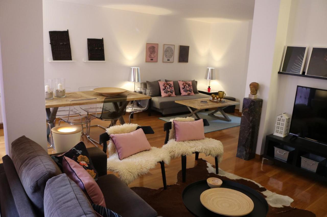 Impresionante Piso En El Centro De Pontevedra Con Terraza Y Parking Apartman Kültér fotó